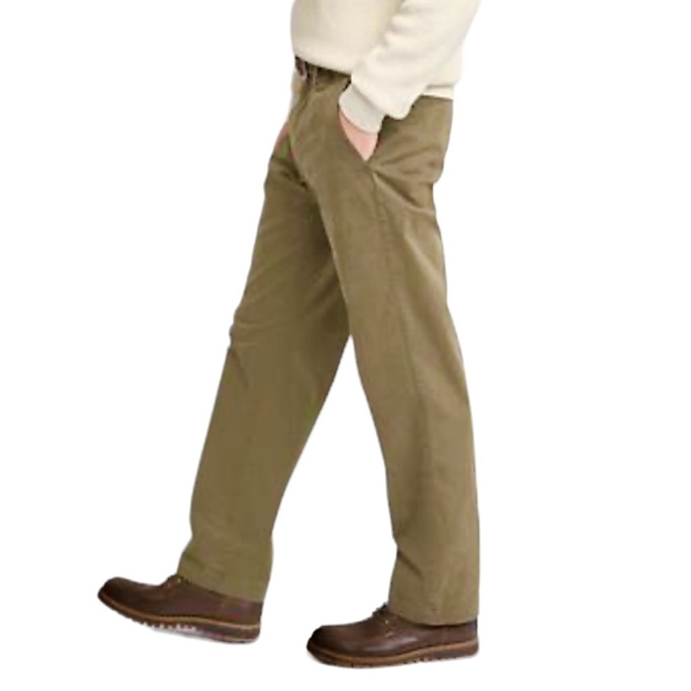 Men’s GAP Relaxed Fit Chino Khaki Pants. 100% Cotton. Olive Size 36 x 30 #1037